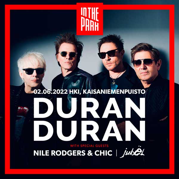 Kesän avaavaan Duran Duranin suurkonsertiin mukaan myös ruotsalainen pop-komeetta Jubël