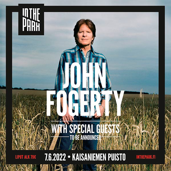 CCR-legenda John Fogertylle jättikonsertti Kaisaniemen puistoon 7. kesäkuuta