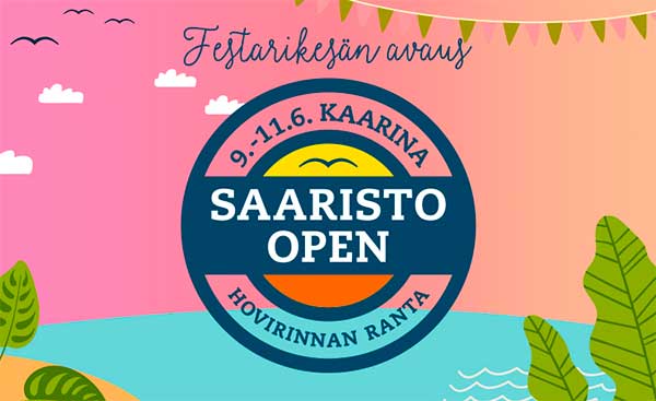 Saaristo Open palaa kesän avaavaksi festivaaliksi! – Mukana mm. Antti Tuisku, Kaija Koo, J. Karjalainen sekä Teflon Brothers