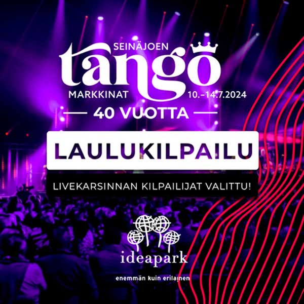 Seinäjoen Tangomarkkinat - Alle kuukausi kesän ykkösjuhlaan!
