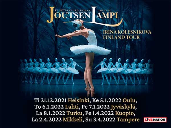 Irina Kolesnikova tuo Joutsenlampensa Suomen-kiertueelle