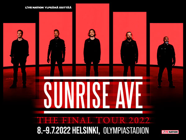 Sunrise Avenue pääsee viimein toteuttamaan jäähyväiskiertueensa