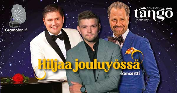 Kyösti Mäkimattila, Leif Lindeman ja Keijo Hietikko nähdään Hiljaa jouluyössä -konsertin tähtinä