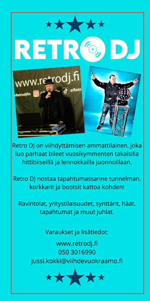 Retro DJ – Viihdevuokraamo Oy